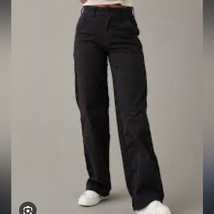 American Eagle Stretch Super High-Waisted Wide-Leg Trouser